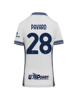 Inter Milan Benjamin Pavard #28 Replika Borta Kläder Dam 2024-25 Kortärmad